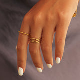 Cheery Wave Ring