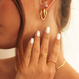 Glossy Hoops earrings