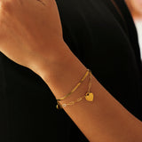 Consistent Heart Bracelet