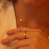 Wavy Line Ring