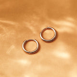 14mm SLIM HOOP Small Earrings