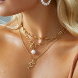 Snake Pendant Necklace