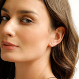 Round and Round stud earrings