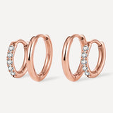 Slim & Shine Hoops Earrings Set