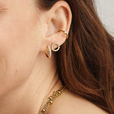 CRYSTALIZED SHINE HOOP Earrings