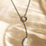 Orbital Pearl Necklace