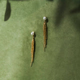 Fringe Pearl Earrings