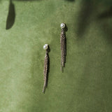 Fringe Pearl Earrings