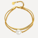Modern Pearl Bracelet