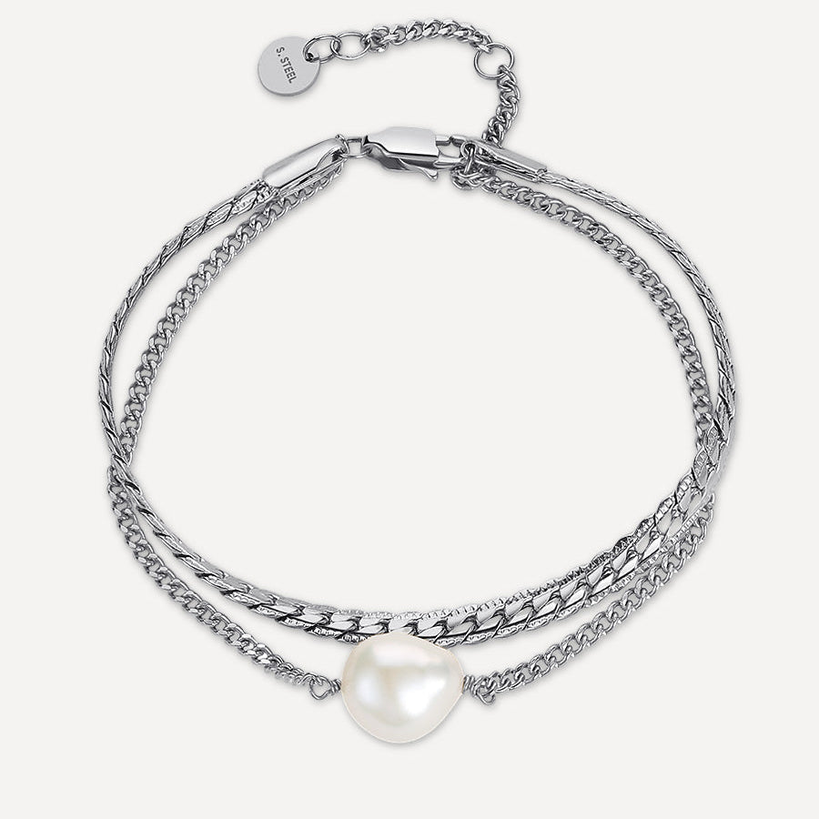 Modern Pearl Bracelet