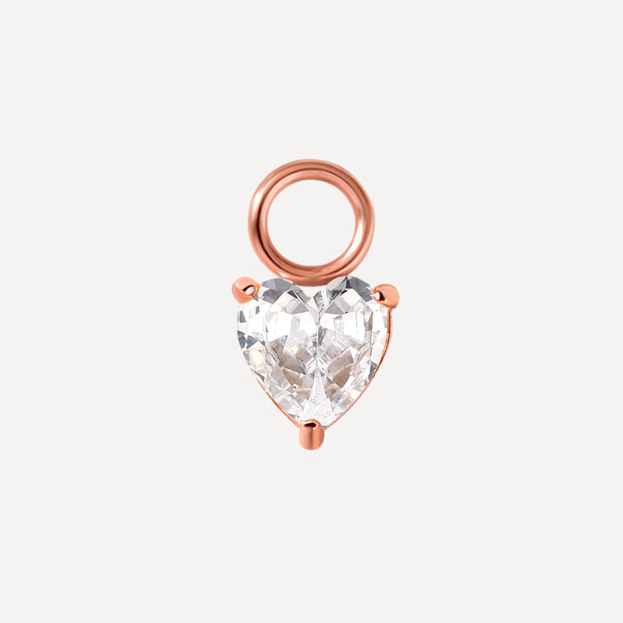 5,5x5,5mm Sincere Love Earrings-Charm