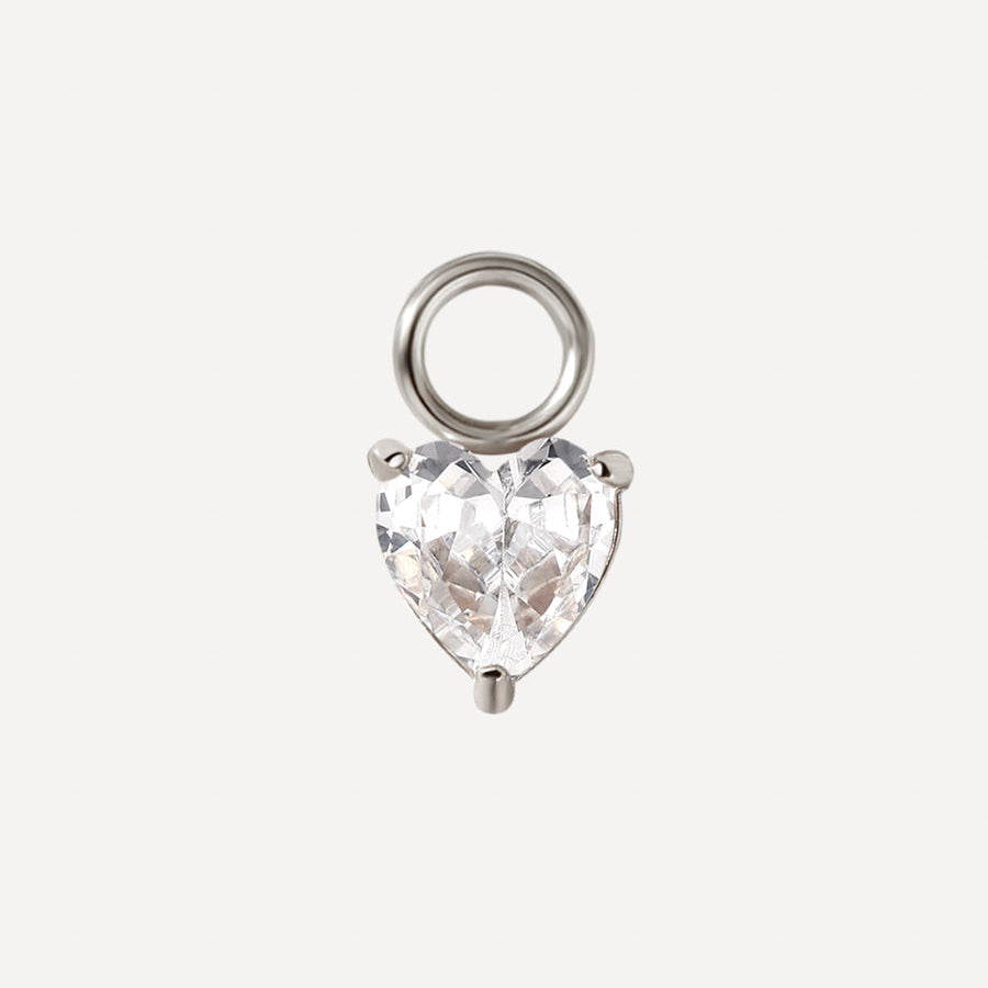 5,5x5,5mm Sincere Love Earrings-Charm