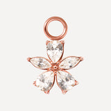 10x10,5mm Floral Spark Earrings-Charm