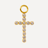 15x10mm Glorious Cross Earrings-Charm