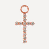 15x10mm Glorious Cross Earrings-Charm