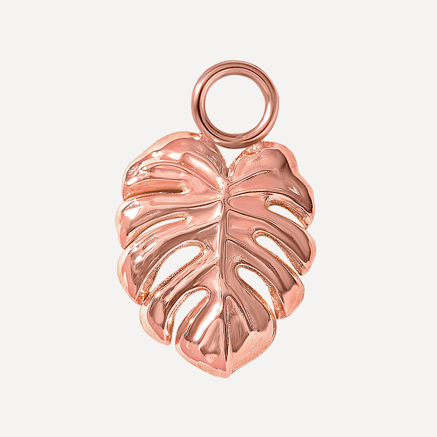 11,5x10mm Monstera Leaf Earrings-Charm