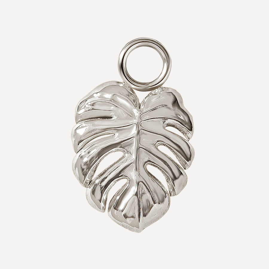 11,5x10mm Monstera Leaf Earrings-Charm