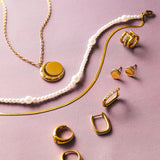 Graceful Dome Earrings