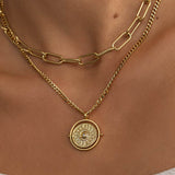 Rotating Sun Flames Chain