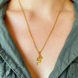 Snake Pendant Necklace