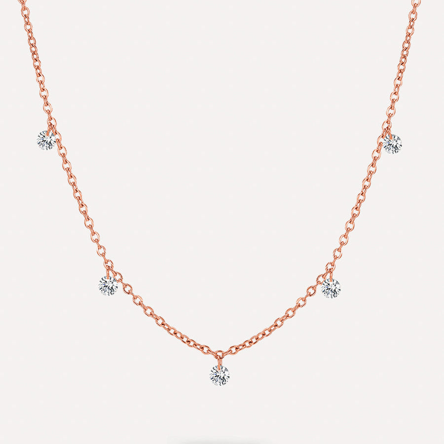 Sparkling Drop Necklace