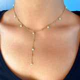 Pearl Station Necklace