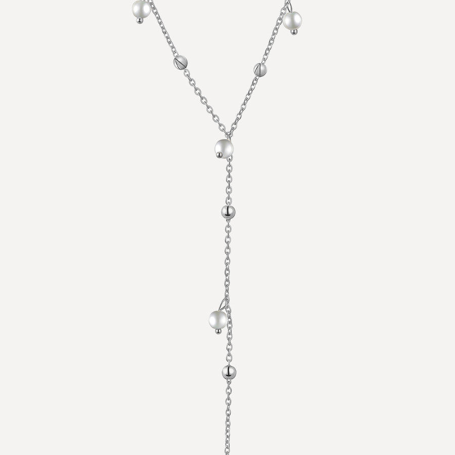 Pearl Station Necklace