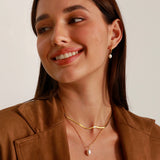 Simple Pearl Pendant Necklace