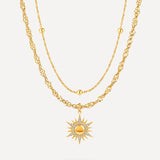 Cluster Glitter Necklace