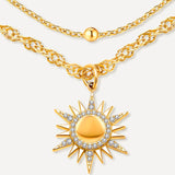 Cluster Glitter Necklace