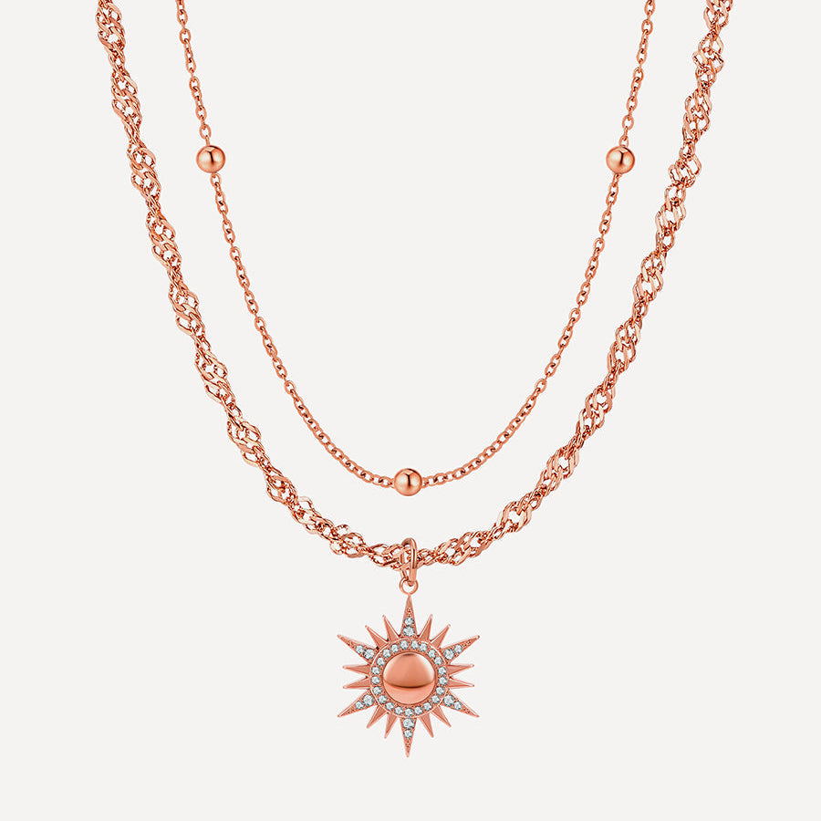 Cluster Glitter Necklace