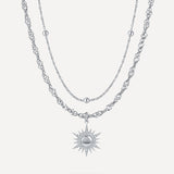 Cluster Glitter Necklace