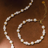 Beaded Pearl Bracelet