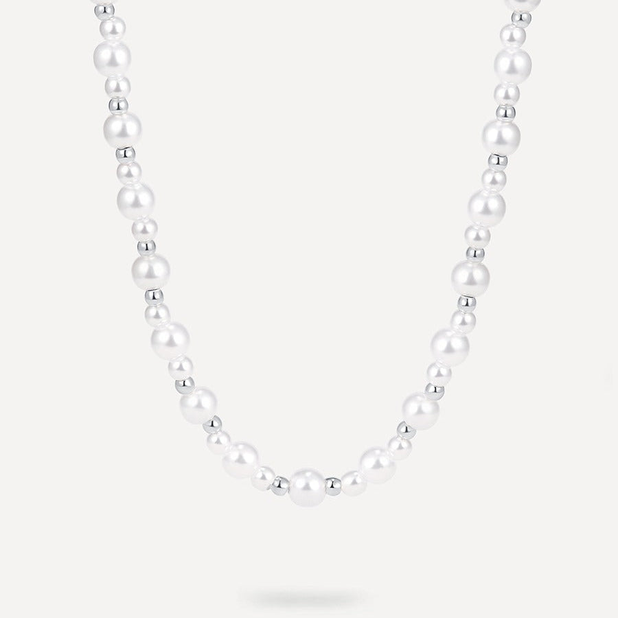 Beaded Pearl Necklace