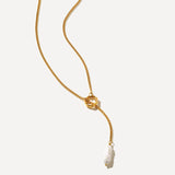 Orbital Pearl Necklace