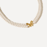 Butterfly Pearl Necklace