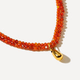 Burning Drop Necklace