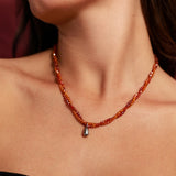 Burning Drop Necklace