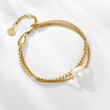 Modern Pearl Bracelet
