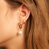 Modern Pearl Earrings