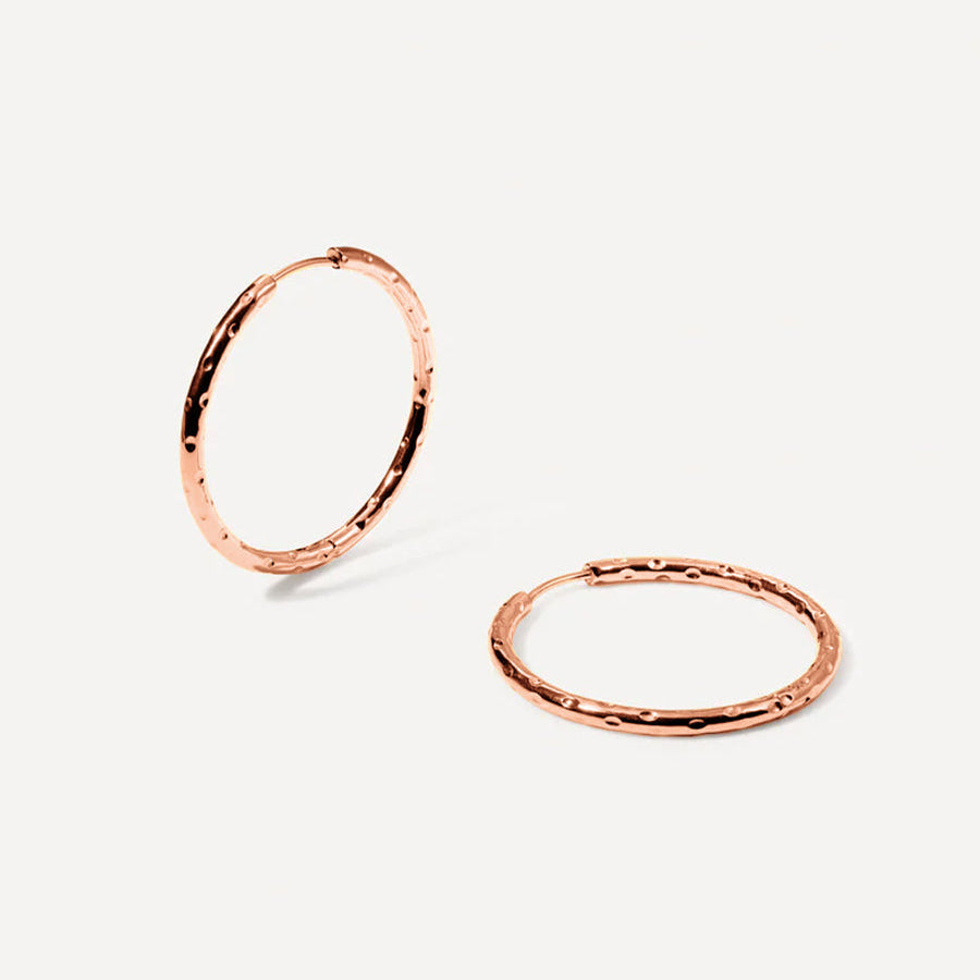 TEXTURED HOOPS LARGE Earrings