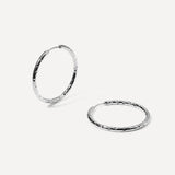 TEXTURED HOOPS LARGE Earrings