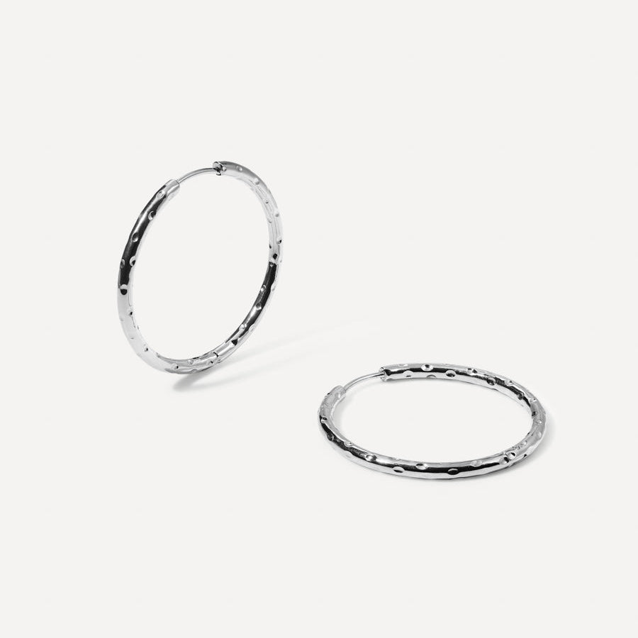 TEXTURED HOOPS LARGE Earrings