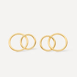 Round and Round stud earrings
