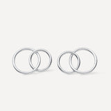 Round and Round stud earrings