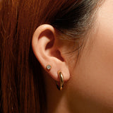 Smooth Hoop Regular Earrings