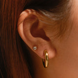Smooth Hoop Regular Earrings