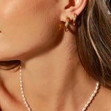 Smooth & Glossy Hoops Earrings Set