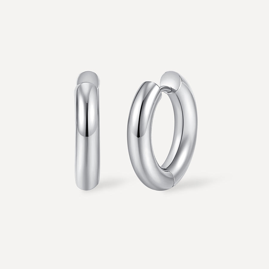 Smooth Hoop Regular Earrings