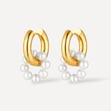 Pearl Hoop Earrings